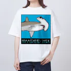 LalaHangeulのHammerhead shark(撞木鮫) Oversized T-Shirt