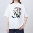 fox fox foxの前屈するCちゃん Oversized T-Shirt