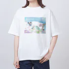 りとるたまの自由な心 オーバーサイズTシャツ