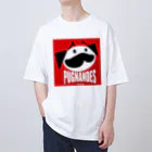 BEACSのPUGNANDES2022_Red オーバーサイズTシャツ