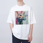 フジイハルカのユウヤケキリン Oversized T-Shirt