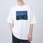 mofufu picturesのNemophila Oversized T-Shirt