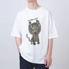 ねこむすめショップのキジトラ猫のニャントくん Oversized T-Shirt