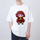 あびーしょっぷのドット絵アビー(赤) オーバーサイズTシャツ