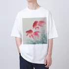 寿めでたや(ukiyoe)の日本画:小原古邨_金魚二匹 Oversized T-Shirt