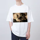 kurodoteのあまえんぼうの猫のチー Oversized T-Shirt