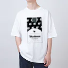 檸檬堂の檸檬モノクログッズ 透明ver. オーバーサイズTシャツ