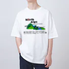 北アルプスブロードバンドネットワークの公式グッズA（加盟山小屋全部入り） オーバーサイズTシャツ