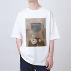 二子舎のカフェオレ Oversized T-Shirt