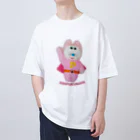 むにゅのよわよわピンプクマン オーバーサイズTシャツ