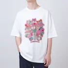 むにゅのピンクちゃんズ集大成 Oversized T-Shirt