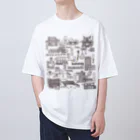 社員寮内職部のカメＴ2022！その①　カメスキータウンへ行こう Oversized T-Shirt