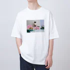 moony.galleryのシャム猫とバラと Oversized T-Shirt