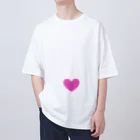 komagymの妊娠報告【表面・ハート、裏面・妊娠検査薬（陽性）】 Oversized T-Shirt