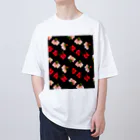 杜の魚の異次元チェリー オーバーサイズTシャツ