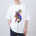 蛸蠍挫馬のPRIDE DEMON and PRIDE CAT Oversized T-Shirt