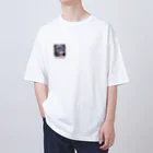 おだひろしAIクリエイターのかわいい黒パグちゃん Oversized T-Shirt