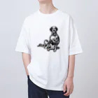 lily_dalmatianのてんてんちゃん オーバーサイズTシャツ