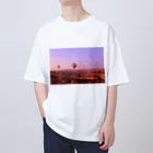 Vermeer-ふぇるめーるのいつでも絶景の旅へ　トルコ オーバーサイズTシャツ