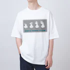 white-cockatooのタイハクオウム　mofumofu club オーバーサイズTシャツ