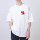 真夏のホットコーヒーのワタシのココロ Oversized T-Shirt