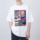 出汁こんぶ店のwalking game オーバーサイズTシャツ