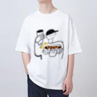 yuktamuraの ホットドッグボーイ Oversized T-Shirt