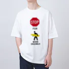 boldandnewのstop for surfer_No.003_fC オーバーサイズTシャツ