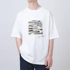 addfuns NAO MORIGOの時の隙間 ブロック バックロゴマーク無し Oversized T-Shirt