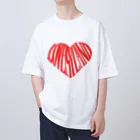 ChiakiのRed Logo Oversized T-Shirt