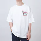 AtelierBoopの花kauwela　ボーダーコリー Oversized T-Shirt