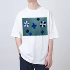 zimei-diary のジャワ小花更紗 オーバーサイズTシャツ