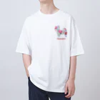 AtelierBoopの花kauwela　チワワ Oversized T-Shirt