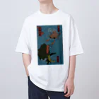 ツバメノスの浮世絵風古生物　デボン紀の乱 オーバーサイズTシャツ