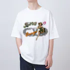 Y.T.S.D.F.Design　自衛隊関連デザインのレンジャー徽章　ノーズアート風 Oversized T-Shirt