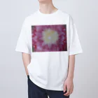 光のパステルアート　Hisaの光のパステルアート　光の花 Oversized T-Shirt