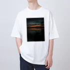 lostの暮れなずむ白鳥 オーバーサイズTシャツ