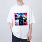 Laugh Rain LaboのWe have a lot to talk about. Oversized T-Shirt