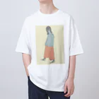 YU_SHOPのエモい女の子Tシャツ オーバーサイズTシャツ