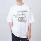 ろくさいじ画伯のしんかいぎょのずかん Oversized T-Shirt