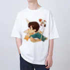 この世の終わりみてぇな浅葱共のグッズ持ち寄り集会場。のSoRey round オーバーサイズTシャツ