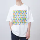 造形ストリームのピクセルパターン　コンビニ オーバーサイズTシャツ