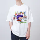 Divina AmoR-ART-のKiss you design  オーバーサイズTシャツ