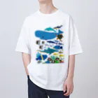 みなとまち層の小笠原の海洋生物(背景なし) Oversized T-Shirt