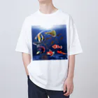 MarchanMerchantのMarchan 海に行く オーバーサイズTシャツ