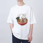 モフのラーメンモフ Oversized T-Shirt