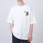 天秤座の太陽と仲良し☀️こんがりねこ Oversized T-Shirt