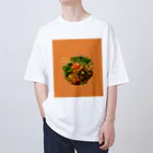 ポンコツおばさんのGinzaの担々麺 オーバーサイズTシャツ