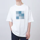 こもれび村の北欧柄パッチワーク Oversized T-Shirt