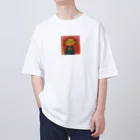 書道家スミノシンのドットお地蔵さん Oversized T-Shirt